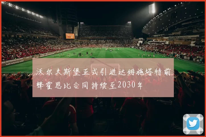 沃尔夫斯堡正式引进达姆施塔特前锋霍恩比合同持续至2030年